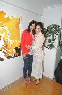 Sushmita Sen was seen at the Rouble Nagi's Art Foundation Event