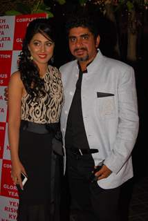 Hina Khan and Rajan Shahi at the 5 years Celebration of Yeh Ristha Kya Kehlata Hai