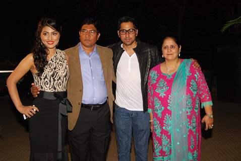 Hina Khan with her family at the 5 years Celebration of Yeh Ristha Kya Kehlata Hai