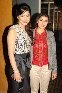 Hina Khan and Reena Kappor at the 5 years Celebration of Yeh Ristha Kya Kehlata Hai