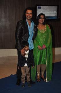 Raja Hasan was with his family at Toshi Sabri's Reception Party