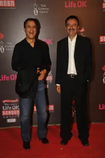 Vidhu Vinod Chopra and Rajkumar Hirani were at the 20th Annual Life OK Screen Awards
