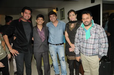 Ashutosh Kaushik, Raja Chaudhari and Anil Sharma were at Kamaal. R. Khan's Birthday Bash