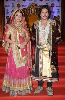 Paridhi Sharma and Rajat Tokas were seen at the Launch of Jodha Akbar e-book and mobile game launch