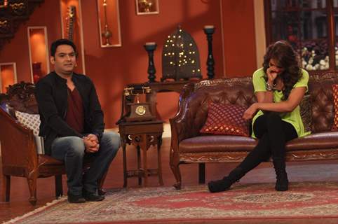 Bipasha Basu and Kapil Sharma on Comedy Nights With Kapil