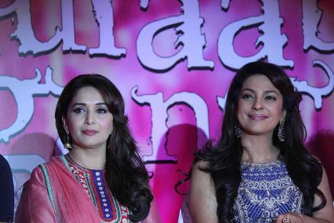 Madhuri Dixit and Juhi Chawla at the Trailer Launch of Gulaab Gang