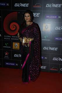Poonam Dhillon was at Gima Awards 2013
