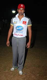 Shabbir Ahluwalia at the Celebrity Cricket League friendly match