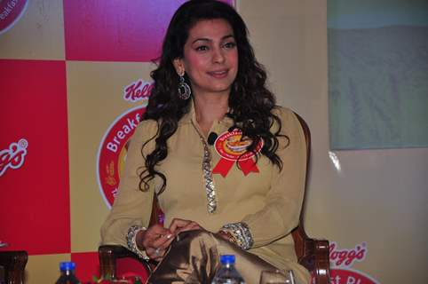 Juhi Chawla Launches Kellogg's Breakfast Pledge