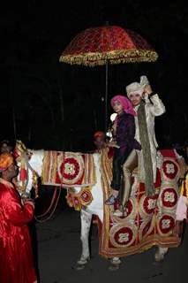 Raghav Sachar arrives at his Wedding