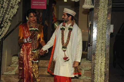 Sameera Reddy weds Akshay Warde