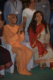 Juhi Chawla At Iskcon Festival