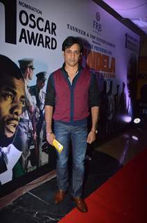 Rajev Paul at the Screening of Mandela