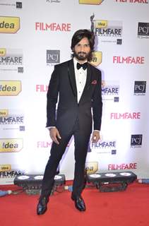 Shahid Kapoor was at the 59th Idea Filmfare Awards 2013