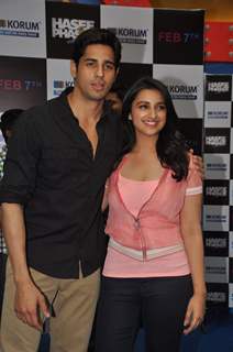 Sidharth Malhotra and Parineeti Chopra at the Promotions of Hasee Toh Phasee