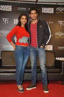 Parineeti and Sidharth at the Launch of the 'Hasee to Phasee' App