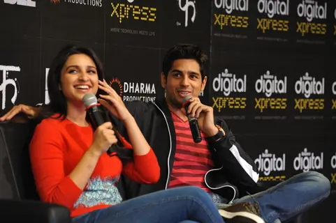 Parineeti and Sidharth at the Launch of film 'Hasee to Phasee' App