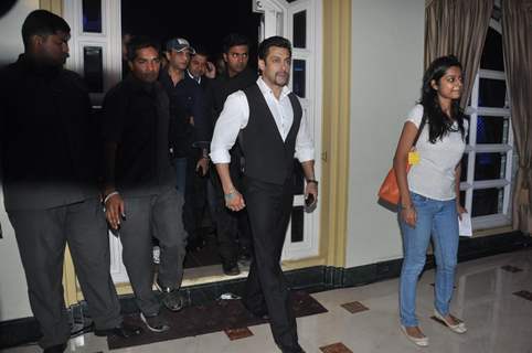 Salman Khan arrives at the Music Launch of Armaan Malik's New Album