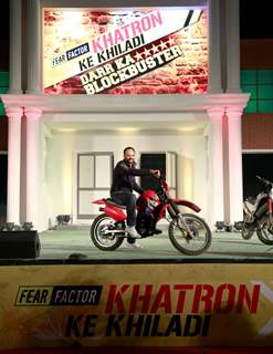 Rohit Shetty arrives at the Launch of Khatron Ke Khiladi Darr ka Blockbuster