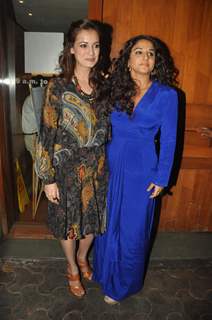 Dia Mirza and Vidya Balan at Bobby Jasoos Wrap Party