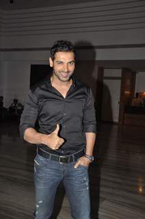 John Abraham was seen at the 11th Annual Alumni Meet of 'Jai Hind College'