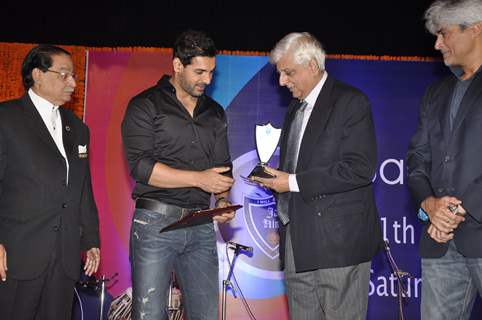 John Abraham Graced the 11th Annual Alumni Meet of 'Jai Hind College'