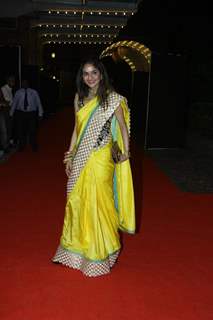 Madhoo was seen at the Sangeet Ceremony