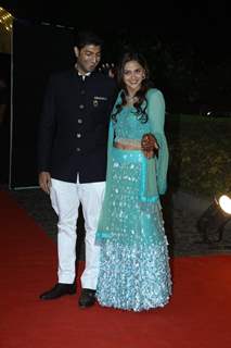 Ahana Deol & Vaibhav Vora at their Sangeet Ceremony