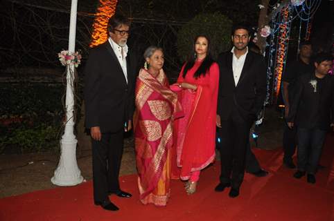 The Bachchan family was at Ahana Deol & Vaibhav Vora's Wedding