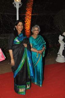 Kavita Krishnamurthy was seen at Ahana Deol & Vaibhav Vora's Reception Party