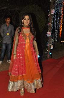 Juhi Chawla attended Ahana Deol & Vaibhav Vora's Wedding