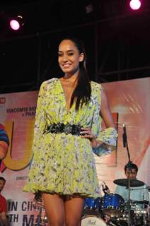 Lisa Haydon was seen at the Music launch of 'Queen'