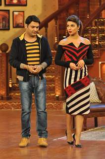 Priyanka Chopra at the Promotions of 'Gunday' on Comedy Nights with Kapil