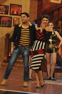 Kapil Sharma and Priyanka Chopra on Comedy Nights with Kapil