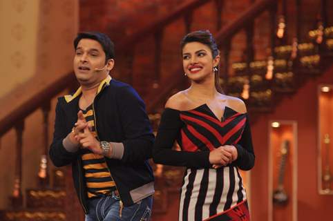 Kapil Sharma jokes with Priyanka Chopra on Comedy Nights with Kapil