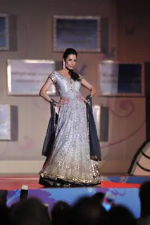 Malaika Arora Khan walks the ramp at the Save & Empower The Girl Child event
