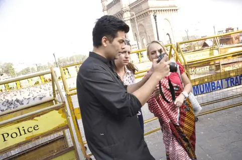 Karan Johar shoots for TV show Mission Sapne