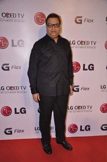 Ramesh Taurani was seen at the LG OLED TV Promotional Event