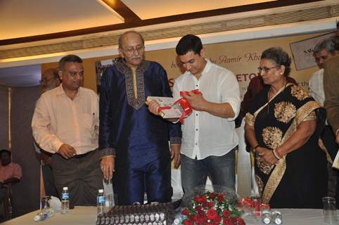 Aamir Khan at a book launch