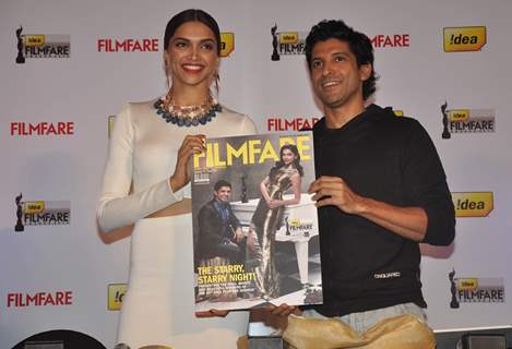 59th Idea Filmfare Awards 2013 Special issue launch by Deepika Padukone & Farhan Akhtar