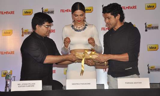 59th Idea Filmfare Awards 2013 Special issue launch by Deepika Padukone & Farhan Akhtar