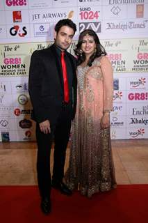Vahbbiz and Vivian Dsena were seen at the 4th GR8! Women Awards 2014