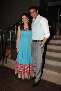 Smita Bansal and Anup Soni at Balika Vadhu's Success Party