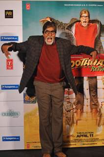 Amitabh Bachchan at the Theatrical Trailer launch of Bhoothnath Returns