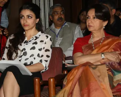 Soha Ali Khan and Sharmila Tagore at the Launch of DD's new show 'Main Kuch Bhi Kar Sakti Hoon'