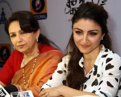 Soha Ali Khan and Sharmila Tagore at the Launch of DD's new show 'Main Kuch Bhi Kar Sakti Hoon'