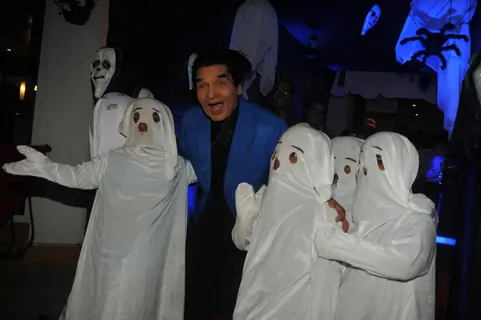 Asrani was at the Music Launch of Gang of Ghosts