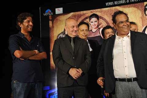 The cast at the Music Launch of Gang of Ghosts