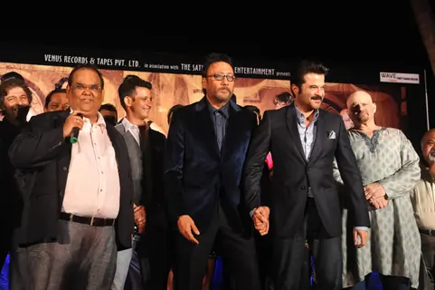 The cast at the Music Launch of Gang of Ghosts