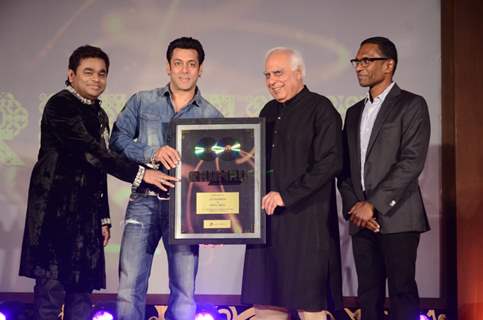 Salman Khan Launches A.R. Rahman and Kapil Sibal's Album 'Raunaq'